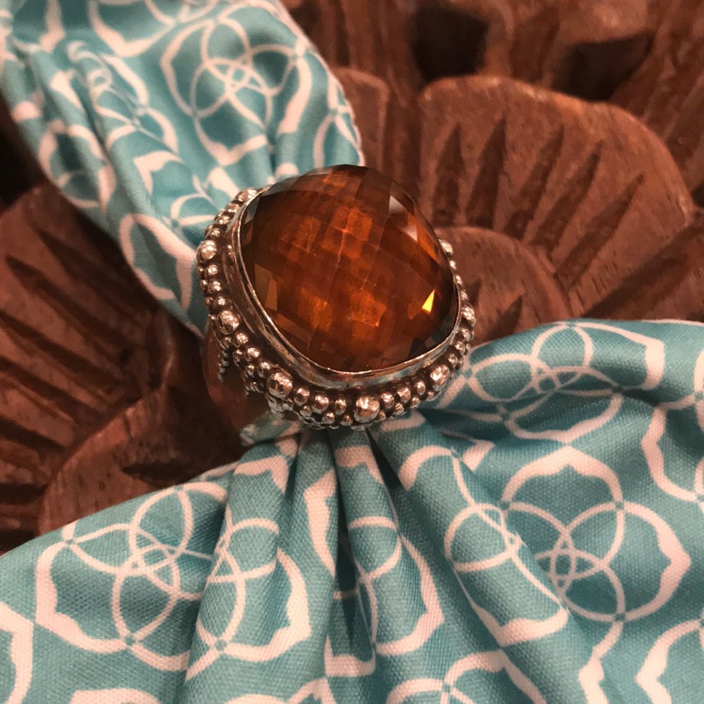 Massive Solid Sterling Silver Stephen Dweck Ring - image 1